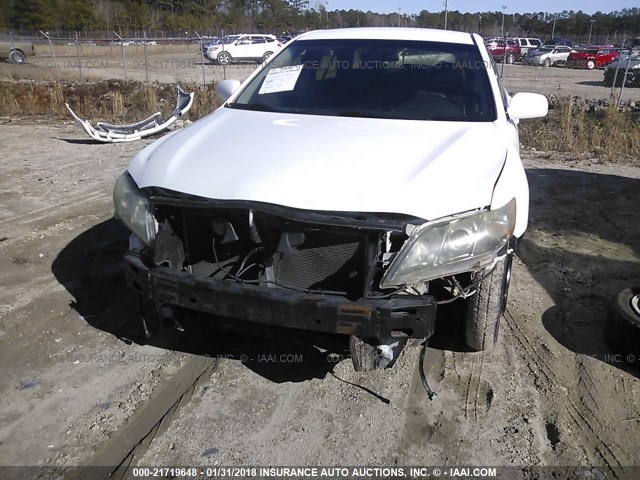4T1BE46K49U817659 - 2009 TOYOTA CAMRY SE/LE/XLE WHITE photo 6