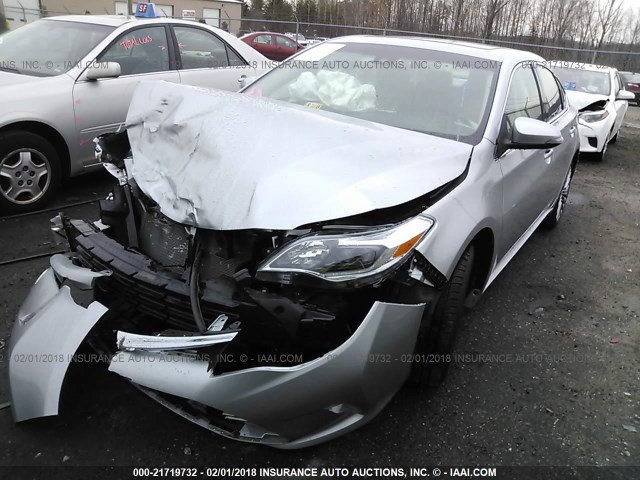 4T1BK1EB1GU233984 - 2016 TOYOTA AVALON XLE PLUS/PREMIUM/TOUR/LTD SILVER photo 2