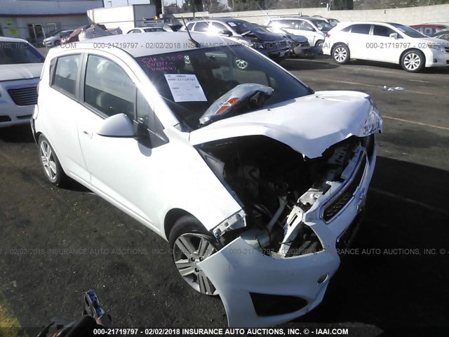 KL8CD6S9XEC516767 - 2014 CHEVROLET SPARK 1LT WHITE photo 1