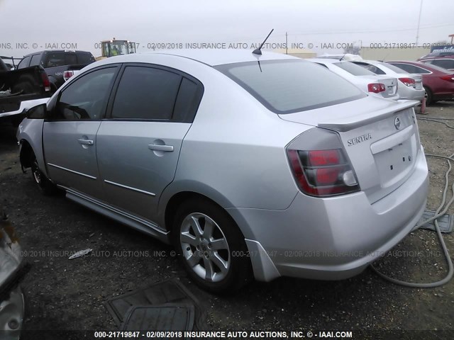 3N1AB61E39L687537 - 2009 NISSAN SENTRA 2.0/2.0S/2.0SL SILVER photo 3