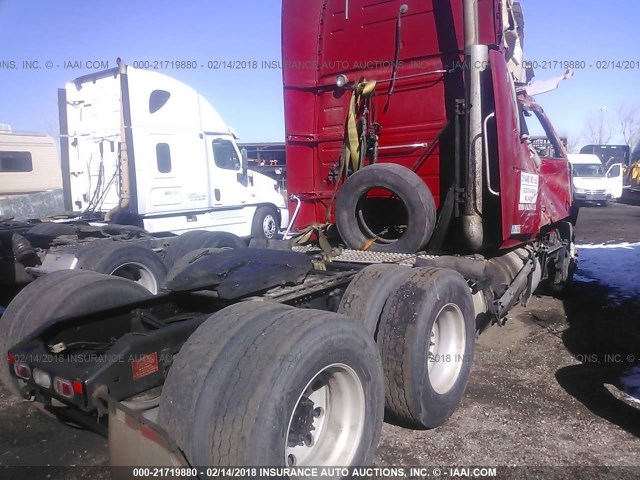 4V4NC9TG0AN284412 - 2010 VOLVO VNL L RED photo 4