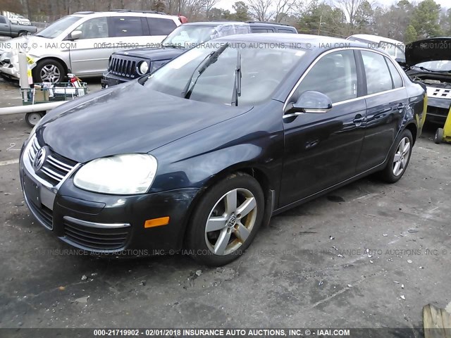 3VWRZ71K18M005932 - 2008 VOLKSWAGEN JETTA SE/SEL BLUE photo 2