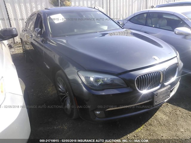 WBAKA8C5XBCY36344 - 2011 BMW 750 I GRAY photo 1