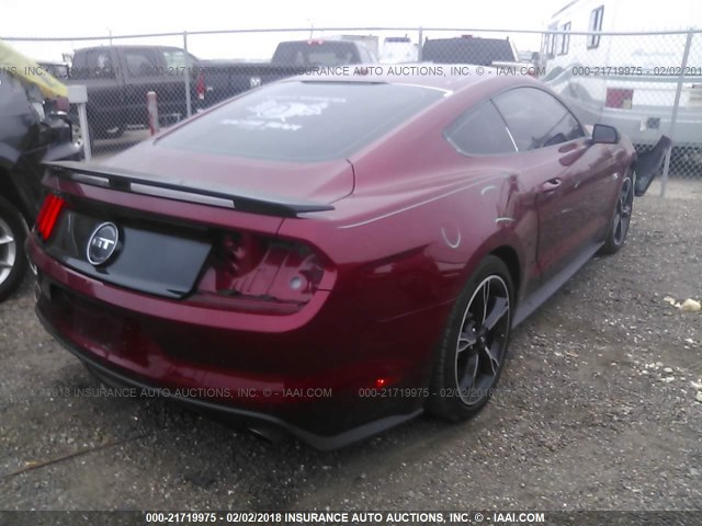 1FA6P8CF0H5250203 - 2017 FORD MUSTANG GT RED photo 4