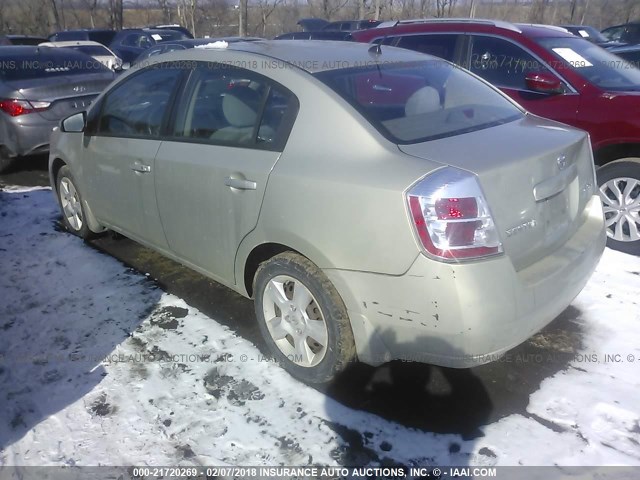 3N1AB61E07L613649 - 2007 NISSAN SENTRA 2.0/2.0S/2.0SL BEIGE photo 3