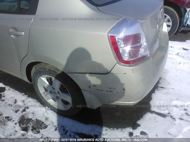 3N1AB61E07L613649 - 2007 NISSAN SENTRA 2.0/2.0S/2.0SL BEIGE photo 6