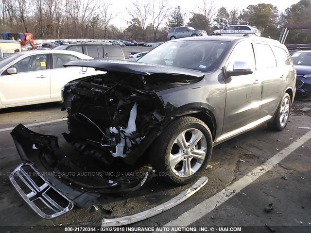 1C4RDHAG4FC801169 - 2015 DODGE DURANGO SXT BLACK photo 2