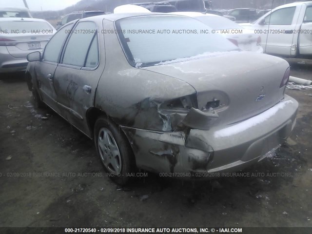 1G1JF5245Y7216003 - 2000 CHEVROLET CAVALIER LS GOLD photo 3