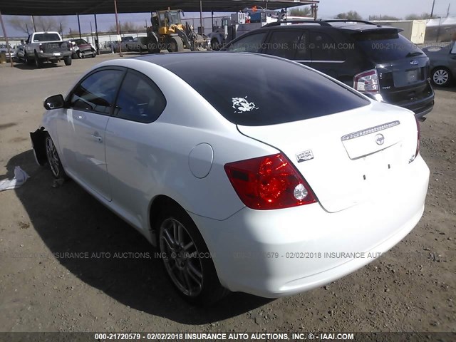 JTKDE177770169317 - 2007 TOYOTA SCION TC 白色 照片 3