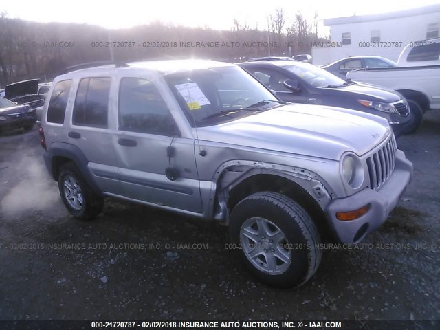 1J4GL48K23W569463 - 2003 JEEP LIBERTY SPORT/FREEDOM ვერცხლისფერი ფოტო 1