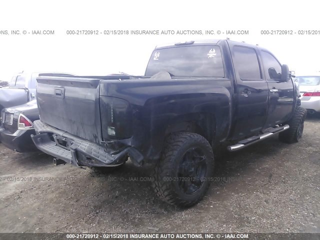 3GCPCSE03DG126896 - 2013 CHEVROLET SILVERADO C1500 LT Schwarz Foto 4