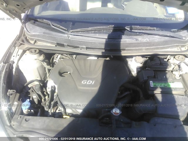 KMHCT4AE4DU503871 - 2013 HYUNDAI ACCENT GLS/GS GRAY photo 10