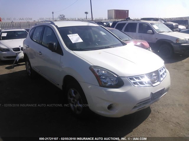 JN8AS5MT6EW603883 - 2014 NISSAN ROGUE SELECT S WHITE photo 1