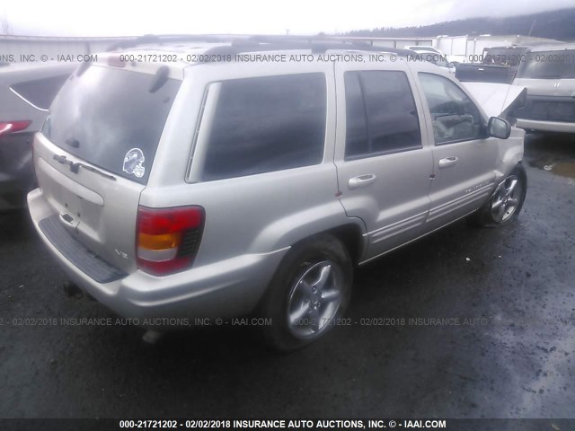 1J4GW58N94C105032 - 2004 JEEP GRAND CHEROKEE LIMITED GOLD photo 4