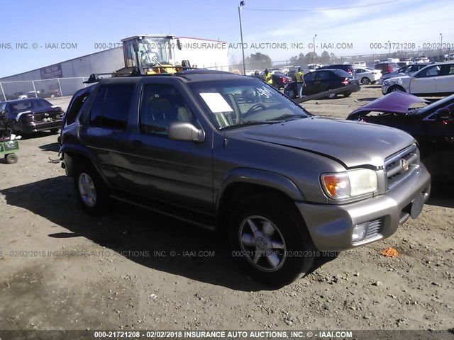 JN8DR09X31W573002 - 2001 NISSAN PATHFINDER LE/SE/XE Champagne photo 1