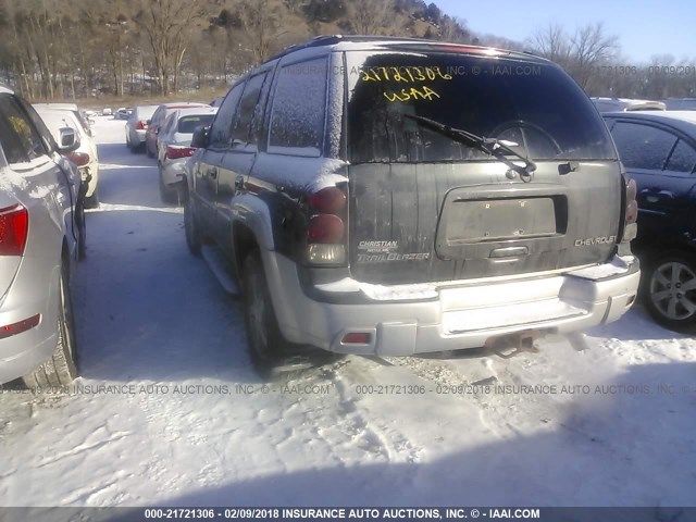 1GNDT13S042311781 - 2004 CHEVROLET TRAILBLAZER LS/LT BLUE photo 3