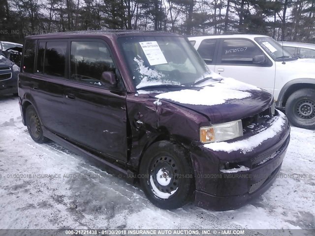 JTLKT324150199590 - 2005 TOYOTA SCION XB BURGUNDY photo 1