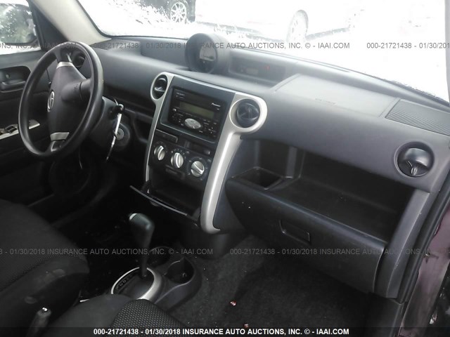 JTLKT324150199590 - 2005 TOYOTA SCION XB BURGUNDY photo 5