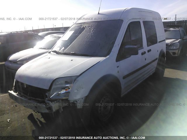 NM0LS6BN2BT049217 - 2011 FORD TRANSIT CONNECT XLT WHITE photo 2