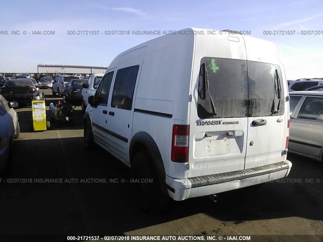 NM0LS6BN2BT049217 - 2011 FORD TRANSIT CONNECT XLT WHITE photo 3