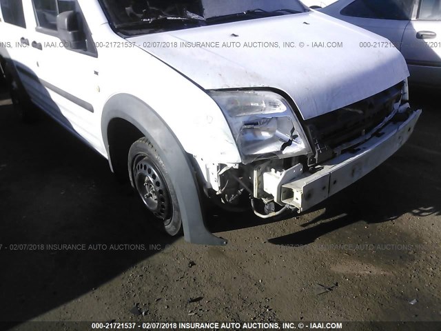 NM0LS6BN2BT049217 - 2011 FORD TRANSIT CONNECT XLT WHITE photo 6