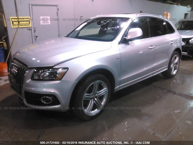 WA1WKAFPXBA004448 - 2011 AUDI Q5 PRESTIGE SILVER photo 2