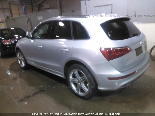 WA1WKAFPXBA004448 - 2011 AUDI Q5 PRESTIGE SILVER photo 3