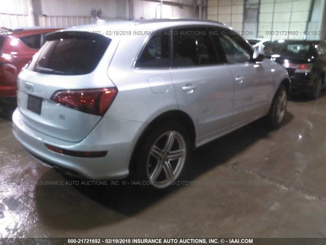 WA1WKAFPXBA004448 - 2011 AUDI Q5 PRESTIGE SILVER photo 4