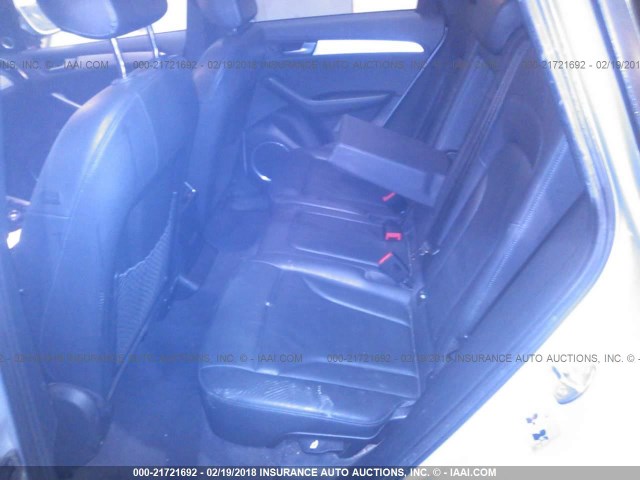 WA1WKAFPXBA004448 - 2011 AUDI Q5 PRESTIGE SILVER photo 8