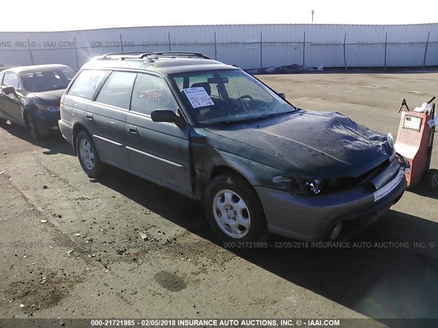 4S3BG6856T7989697 - 1996 SUBARU LEGACY OUTBACK GREEN photo 1