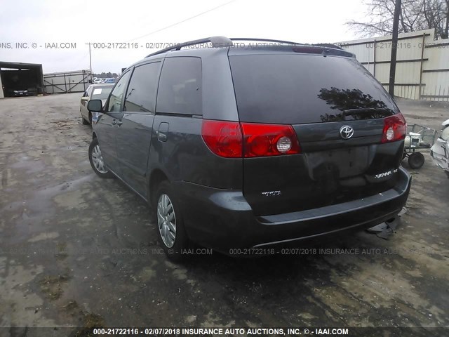 5TDZK23C48S202271 - 2008 TOYOTA SIENNA CE/LE Dark Blue photo 3