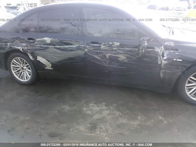 WBAGN63585DS59391 - 2005 BMW 745 LI BLACK photo 6