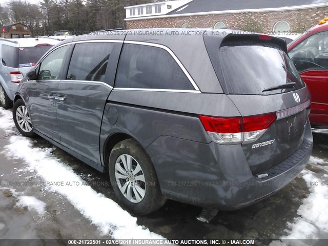 5FNRL5H60GB069187 - 2016 HONDA ODYSSEY EXL ნაცრისფერი ფოტო 3
