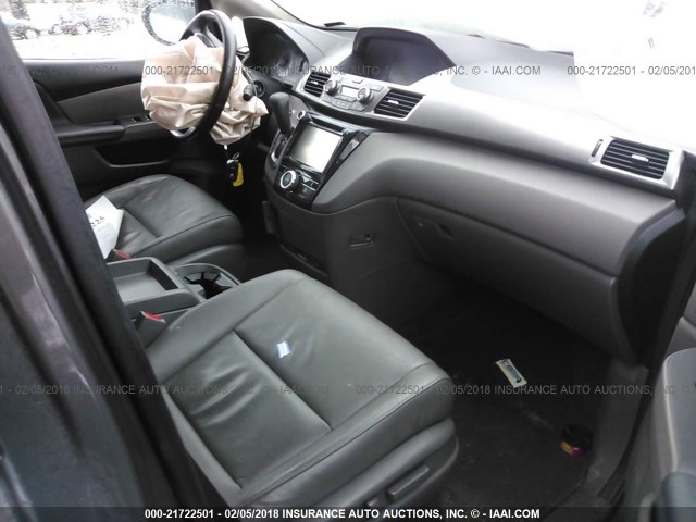5FNRL5H60GB069187 - 2016 HONDA ODYSSEY EXL ნაცრისფერი ფოტო 5