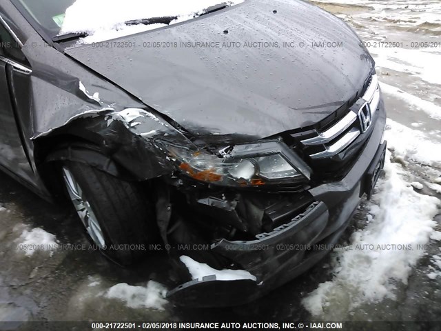 5FNRL5H60GB069187 - 2016 HONDA ODYSSEY EXL ნაცრისფერი ფოტო 6