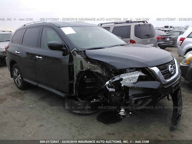 5N1DR2MN2HC668784 - 2017 NISSAN PATHFINDER S/SV/SL/PLATINUM 黑色 照片 1