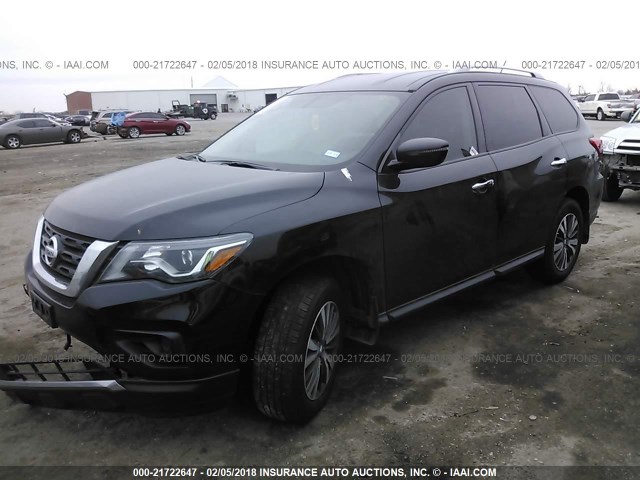 5N1DR2MN2HC668784 - 2017 NISSAN PATHFINDER S/SV/SL/PLATINUM 黑色 照片 2