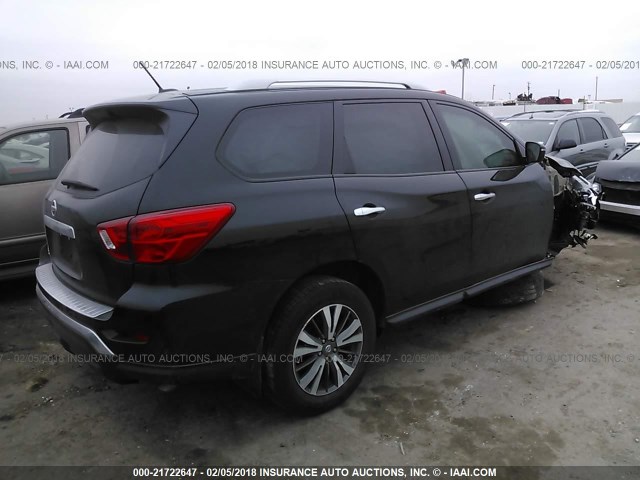 5N1DR2MN2HC668784 - 2017 NISSAN PATHFINDER S/SV/SL/PLATINUM BLACK photo 4