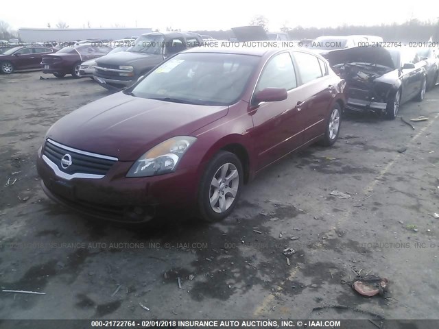 1N4AL21E87N450841 - 2007 NISSAN ALTIMA 2.5/2.5S BURGUNDY photo 2