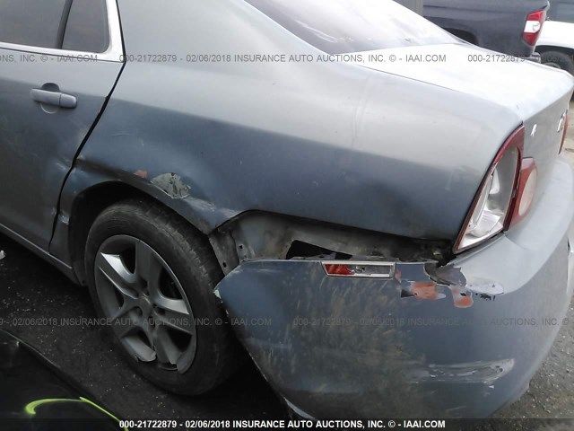 1G1ZG57B88F126860 - 2008 CHEVROLET MALIBU LS 青色 照片 6