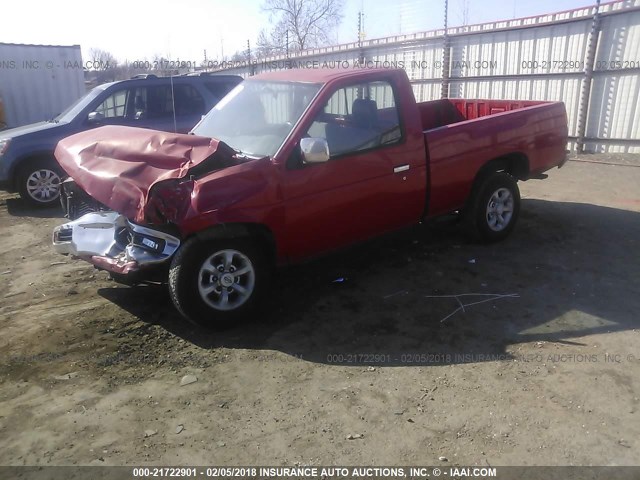 1N6SD11S3TC369454 - 1996 NISSAN TRUCK XE RED photo 2