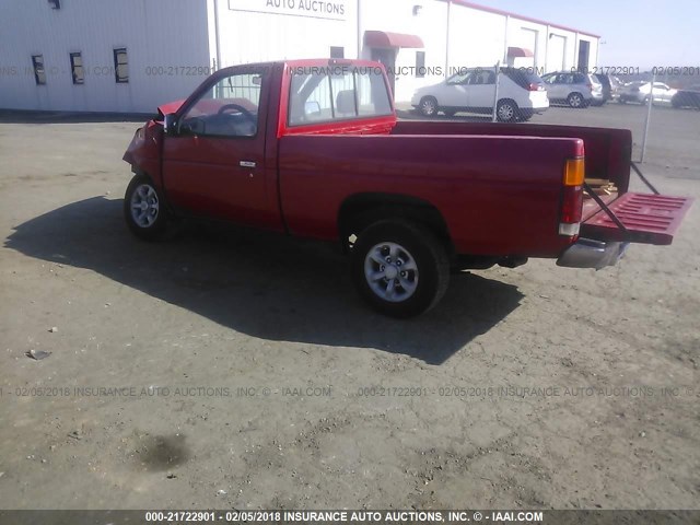 1N6SD11S3TC369454 - 1996 NISSAN TRUCK XE RED photo 3