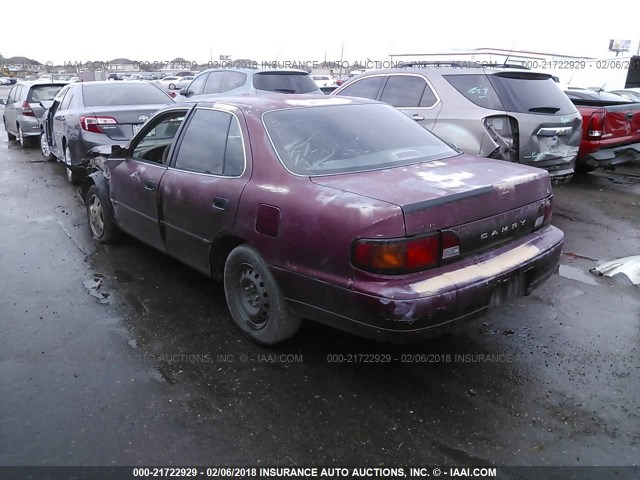 4T1BG12K9TU812169 - 1996 TOYOTA CAMRY DX/LE/XLE MAROON photo 3