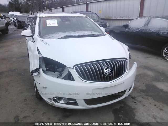 1G4PR5SK2E4203614 - 2014 BUICK VERANO CONVENIENCE WHITE photo 6