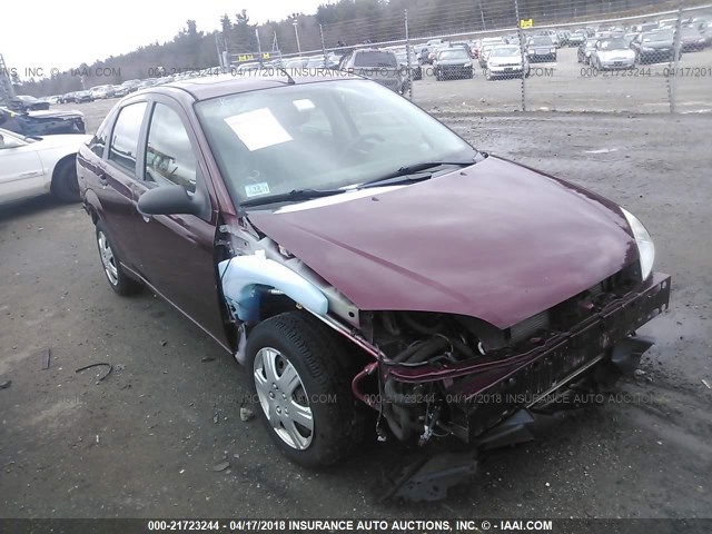 1FAHP34N17W350966 - 2007 FORD FOCUS ZX4/S/SE/SES RED photo 1