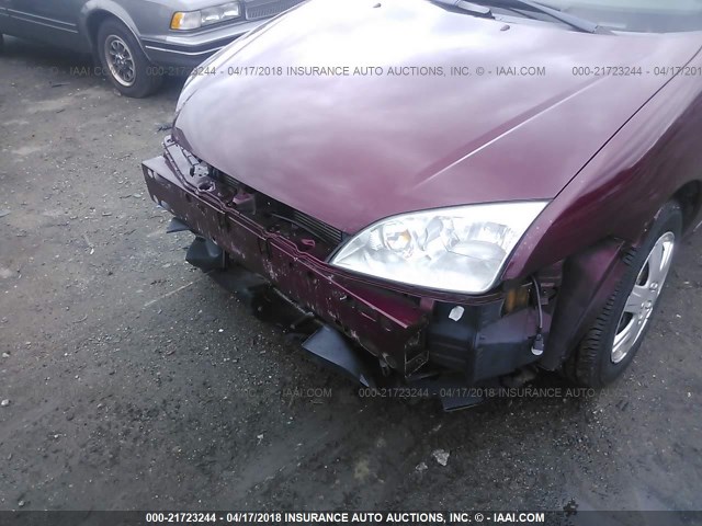 1FAHP34N17W350966 - 2007 FORD FOCUS ZX4/S/SE/SES RED photo 6