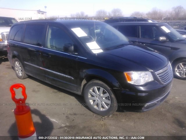 2C4RC1BG4DR744677 - 2013 CHRYSLER TOWN & COUNTRY TOURING BLACK photo 1