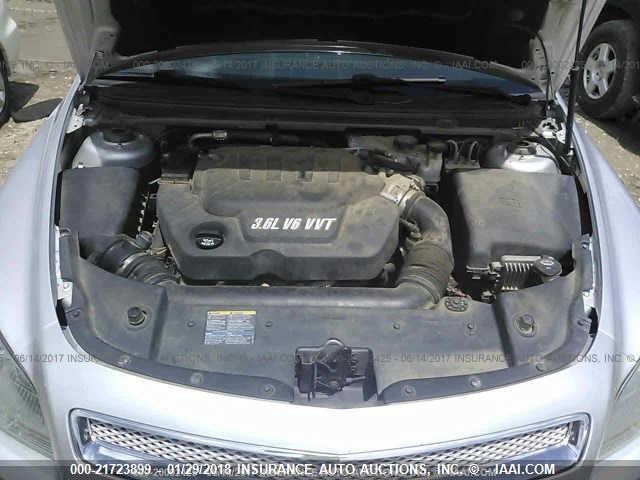 1G1ZK577X9F173383 - 2009 CHEVROLET MALIBU LTZ 银色 照片 10