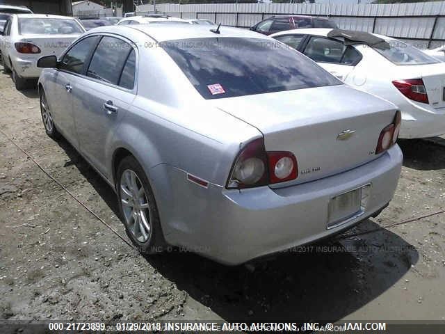 1G1ZK577X9F173383 - 2009 CHEVROLET MALIBU LTZ 银色 照片 3