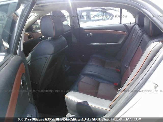 1G1ZK577X9F173383 - 2009 CHEVROLET MALIBU LTZ 银色 照片 8